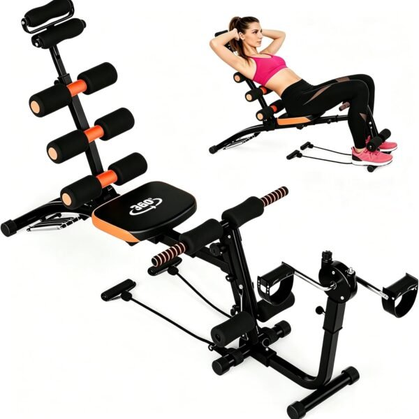 Banc d'entraînement abdominal 6en1 multifonction