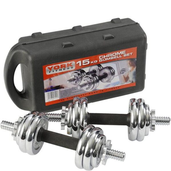 Kit Haltères 15 kg Chrome