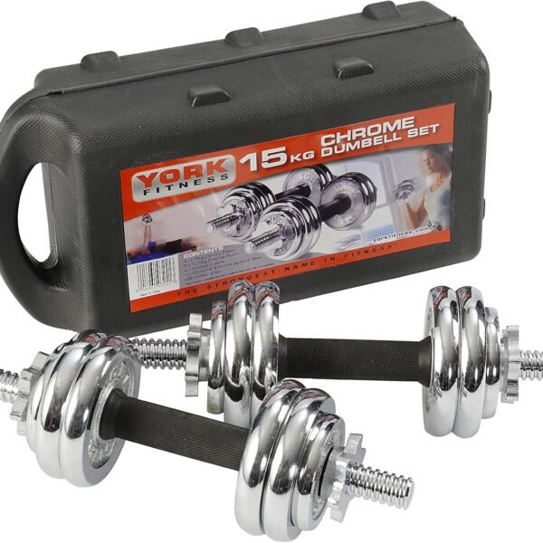 Kit Haltères 15 kg Chrome
