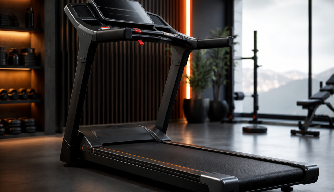 Tapis de course moderne dans une salle de sport - guide ATC Sport Tunisie