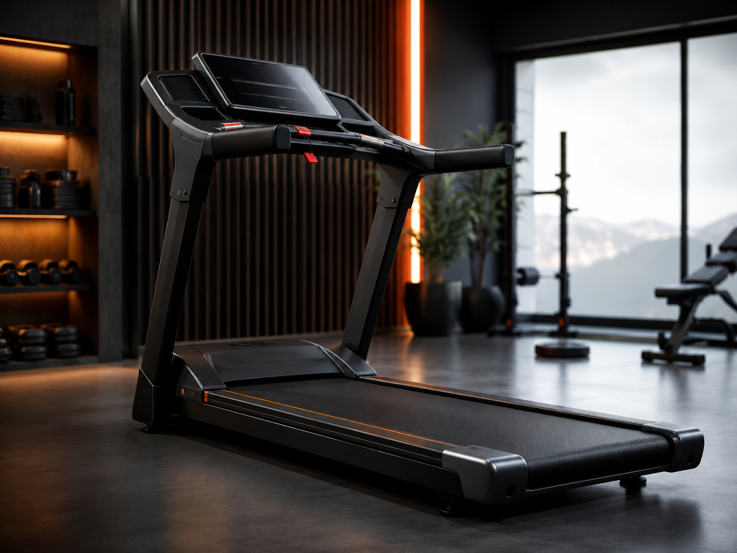 Tapis de course moderne dans une salle de sport - guide ATC Sport Tunisie
